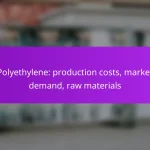 Polyethylene: production costs, market demand, raw materials